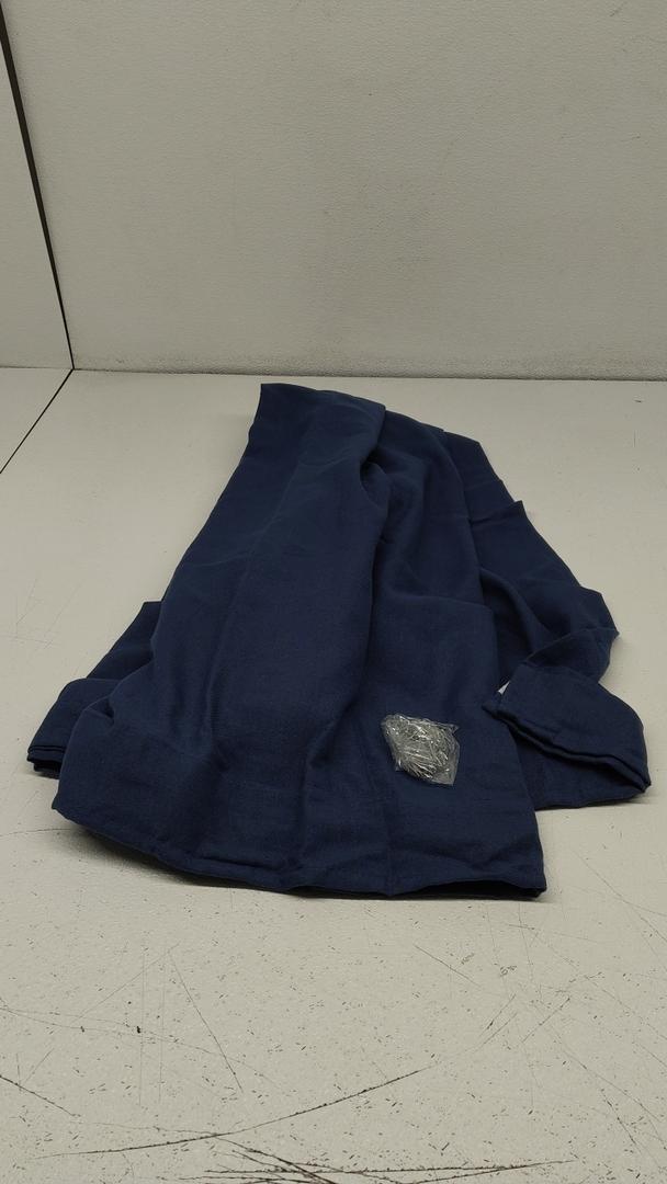 Curtains Dark Blue 2 Pcs 105"x48" Curtains Dark Blue 2 Pcs 105"x48"