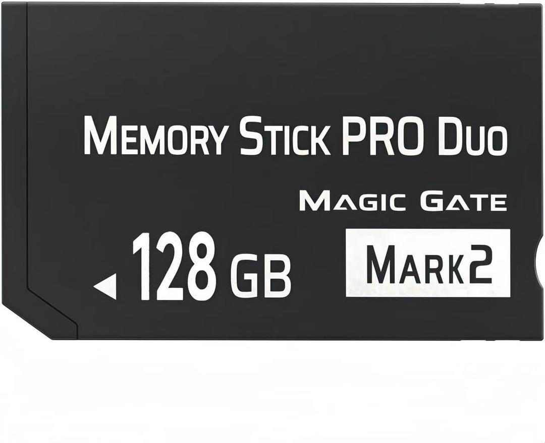 128GB Memory Stick Pro Duo MARK2 Superior High-Performance Memory with Seamless Compatibility for PSP1000/2000/3000, Cyber-Shot DSC, DSLR & Handycam