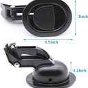 ttmagic 2Pcs Universal Heavy-Duty Metal Sofa Chair Recliner Release Pull Handles Replacement Parts, Fits Ashley, Lazy Boy and Most Recliner Brand, Recliner Handle Size 3" x 3.5"
