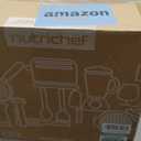 NutriChef Electric Kitchen Composter | 3 Quart Food Recycler | Food Waste Compost Bin for Countertop | 1 Button to Compost, Easy to Clean Composter Bucket | Low Noise, Odorless & Auto Clean | Grey (Gray)