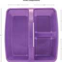 Teacher Created Resources Assorted Bright Colors Portable Plastic Storage Caddy 6-Pack for Classrooms, Kids Room, and Office Organization, (Lime, Orange, Pink, Purple, Teal, and Yellow) 3 Compartment