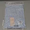 BTFBM Women Short Sleeve V Neck Swiss Dot Midi Summer Dresses 2024 Boho Ruffle Long Dresses Ruffle Wedding Guest Dress (Small, Solid Sky Blue)