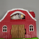 Farm Animals Big Barn Toy for 1 2 3 Year Old, Toddler Educational Montessori Toys, Farm Pretend Playset with Barn & Farmer, Christmas Birthday Easter Gift for Toddler Baby Boys Girls 1-3 Years