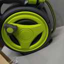 YASHINE 50ft Retractable Garden Hose Reel, Portable Hose Reel, 45+5FT with 10 Patterns Spray Nozzle, Adapts to standard US hose plugs, 50FT Hose Reel for Garden Watering Car Washing Pet -Green