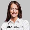 BLS BLUES Reading Glasses for Women for Home, Office & Driving - HD Clear Readers with Blue Light Blocking Protection +0.5
