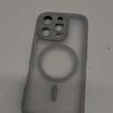 TOCOL Magnetic for iPhone 16 Pro Case, Upgraded Full Camera Protection, Compatible with Magsafe, Drop Protection, Translucent Matte Back Bumper for iPhone 16 Pro 6.3-Inch (Gray)