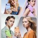 TOCOL for iPhone Air Case, Full Camera Protection, Built-in Magnetic Ring, Compatible with Magsafe Charger, Drop Protection, Translucent Matte Phone Case for iPhone 17 Air 6.5 inch (Light Blue)