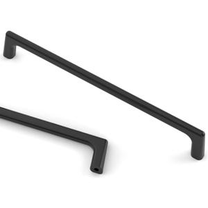 Asidrama 6 Pack 12.6 Inch(320mm) Matte Black Cabinet Pulls Cabinet Handles Cupboard Handles Kitchen Cabinet Hardware for Cupboard Drawer Pulls
