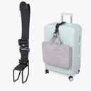 Vigorport Luggage Hook Strap, J Hook for Add a Bag Luggage, Multi Adjustment Bag Strap Hook with Hands Free(Medium Size/Metal Buckle)
