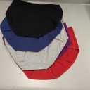 Annenmy Women's High Waist Cotton Underwear Soft Brief Panties Regular and Plus Size (X-Large, Dark Colors, 5-pack)