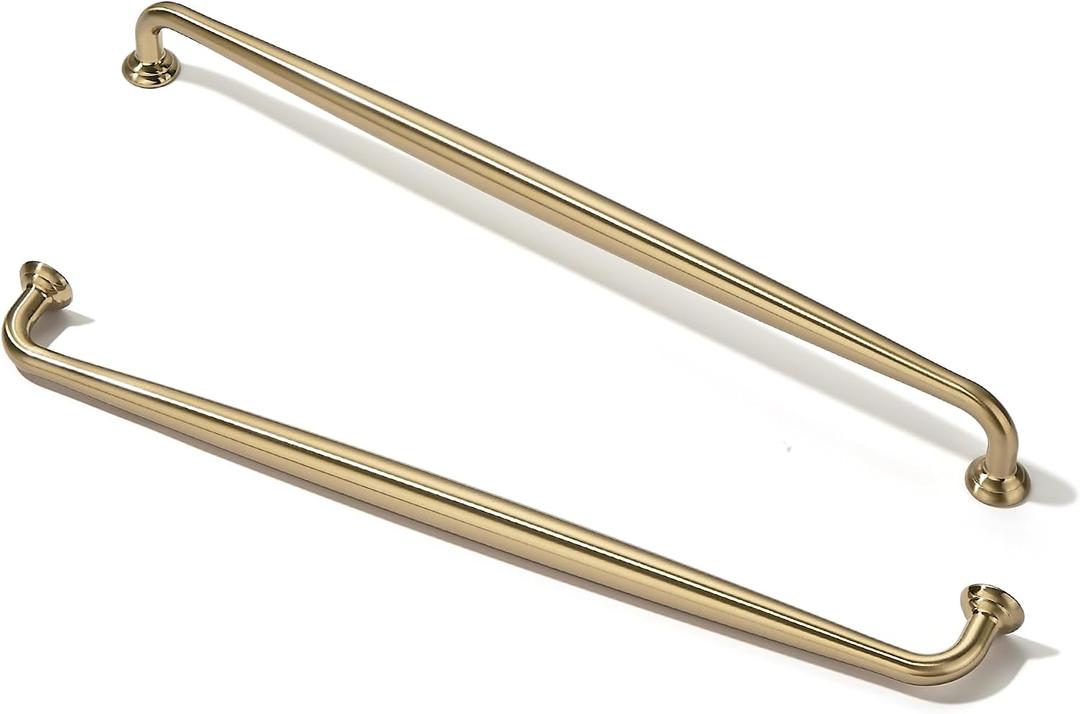TUNNY 5 Pack Cabinet Handles-12.6"/320mm Screw Spacing Champagne Bronze Furniture Hardware Handles for Kitchen Cabinets Bedroom Dresser Wardrobe Cabinet Pulls