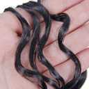 8 Packs Curly Crochet Hair GoGo Curl Crochet hair for Women Natural Black Deep Wave Braiding hair,Synthetic Bohemian Crochet Braid Water Wave Crochet hair Extensions(18inch, 1B)