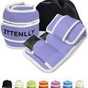 Adjustable Ankle Weights for Women Men and Kids, 1 Pair 10 Lbs Leg Wrist Ankle Weight Straps for Yoga, Walking, Running, Aerobics, Gym, Dance, Pilates, Cardio