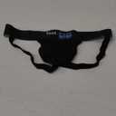 Vasectomy Jockstrap With 2-Custom Fit Ice Packs Active Athletic Supporters Elastic Waistband Testicular Jock Straps (Medium, Black)