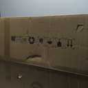 Portable DJ Facade Booth,52"L x 43.2"H x 26"W DJ Facade with White & Black Scrim,Foldable Metal Frame DJ Table Station with Adjustable Feet for Party, Black