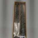 Creative Co-Op Unscented Tree Shaped Taper Candles, Evergreen, Boxed Set Of 2 (10")