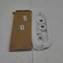 Shower Grab Bar, 2 Pack 16 Inch White Bathroom Grab Bar, 1.25" Diameter 304 Stainless Steel Anti-Slip Grab Bars for Bathtubs and Showers, Handicap Shower Grab Bar for Seniors Elderly