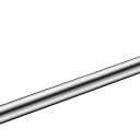 Nolimas Brushed Nickel Bath Towel Bar Single Bars Towel Rack Rod Classic Wall Mounted SUS304 Stainless Steel Bathroom Towel Holder Toilet Kitchen Towel Shelf Single Layer,16 inches