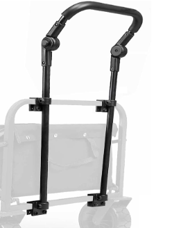 Push Handle for Wagon,Folding Utility Wagon Cart Spare Parts Conversion, Pull Handle Spare Replacement Cart Trolley Handle Accessories Wagon Folding Push Handle for Camping Wagon