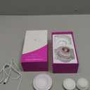 YouthLab Pure Radiance, Vibrating Facial Cleansing Brush, Electric, 3 Modes, 3 Brush Heads (2 Bristle,1 Silicone), Waterproof, Rechargeable, Smart Timer, Exfoliating, Massage (Silver)