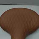 YLG Bicycle Seat Cushion, Wide Brown Bike Seat for Men and Women Comfort, Oversized Bike Saddle Cushion for Cruiser Peloton, Exercise and Electric Bikes