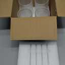 4 Pcs Iced Coffee Glasses Cups with Glass Lids and Straws,12 oz Thick Emboss Beaded Drinking Glass Cup Set,Latte Glasses,Ideal for Water,Soda,Gift - with Cleaning Brushe