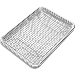 Cooling Rack, Oven Safe, 12x8.5  inches Baking Rack for Oven Cooking, Stainless Steel Wire Rack for Baking
