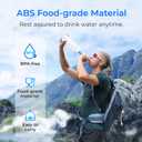 Waterdrop Water Filter Straw, Camping Water Filtration System, Water Purifier Survival Outdoor Drinking Water Purifier for Travel, Backpacking and Emergency Preparedness, 0.1 Micron (Blue), Pack of 4