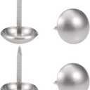 Upholstery Tacks,100pack,Nailhead Decorative Trim, Furniture Tacks for Sofa, Chair, Bed and Other Furniture (Silver)