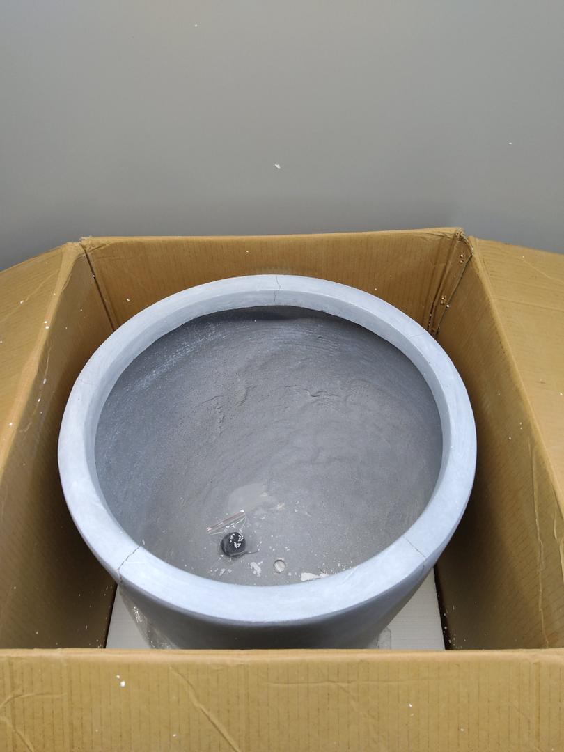 Light Grey Pot Size 19x17
