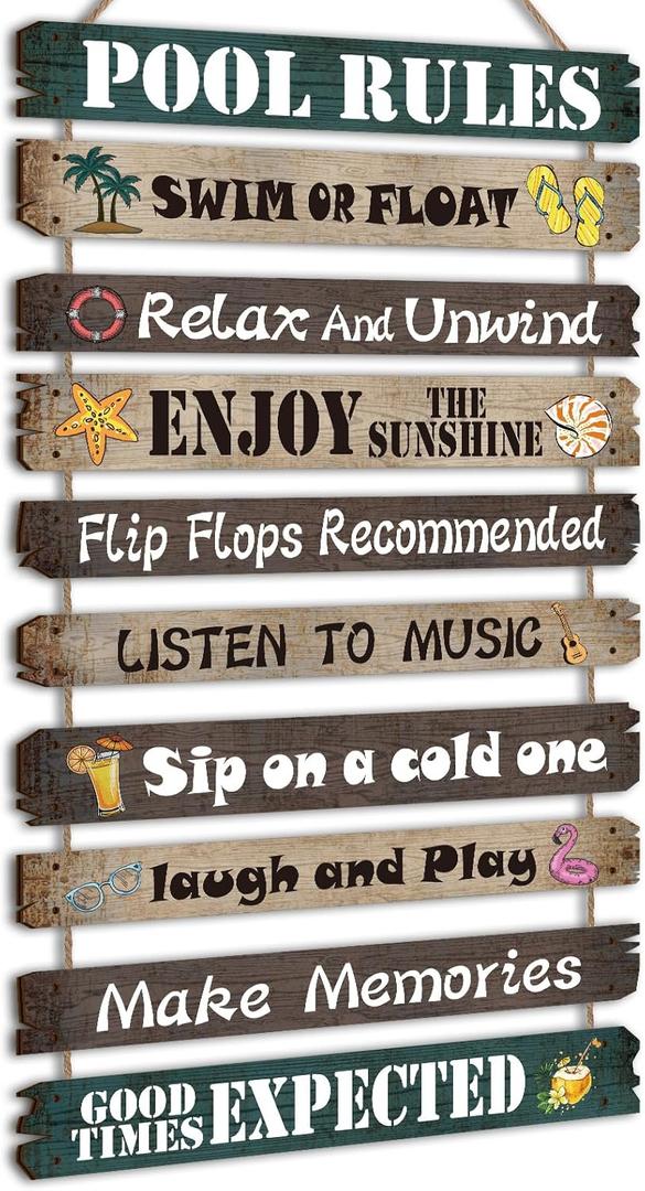 Tatuo Hot Tub Pool Patio Rules Signs Gifts Wood Funny Rules Signs Decorative Outdoor Regulations Plaque Wall Bath for Bathroom Pool Backyard Outdoor Wall Art Accessories(Elegant) Tatuo Hot Tub Pool Patio Rules Signs Gifts Wood Funny Rules Signs Decorative Outdoor Regulations Plaque Wall Bath for Bathroom Pool Backyard Outdoor Wall Art Accessories(Elegant)