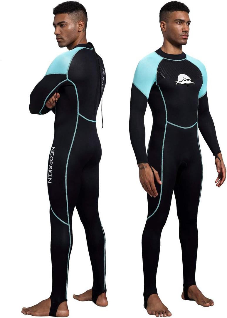 XUKER Women Men Wetsuit 2mm 3mm, Neoprene Wet Suits Front/Back Zip in Cold Water Full Body Dive Suit for Water Sports (3X-Large)