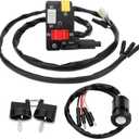 M MATI Handlebar & Key Switch for Honda FourTrax 300 2x4/4x4 TRX300/TRX300FW 1996-2000 35200-HM5-850 35100-HM5-671 35020-HM5-A10
