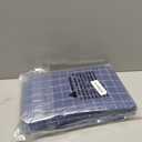 Homaxy 100% Cotton Terry Kitchen Towels(Navy Blue, 13 x 28 inches), Checkered Designed, Soft and Super Absorbent Dish Towels, 6 Pack