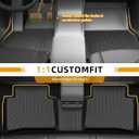 Floor Mats for Toyota Prius 2016 2017 2018 2019 2020 2021 2022(NOT for Prius c or Prius v), Front Rear Mats & Cargo Liner, TPE Non-Slip Waterproof Summer Winter Car Accessories