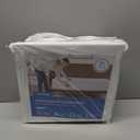 Linenspa Zippered Mattress Encasement  Queen Size Waterproof Mattress Protector  Quiet Cover & Complete protection  Dorm Room Essentials, White