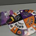 Civaner 3 Pcs Halloween Party Game for Kids with Spinner Halloween Conversation Party Twist Poses Mat Game with Conversation Mat Spinner for Classroom School