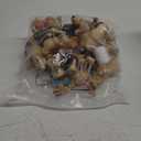 Wettarn 20 Pcs Bendable Wooden Animal Toys Flexible Animal Toys Zoo Safari Jungle Figurines Smooth Natural Farm Animals for Preschool Learning Education Gift for Christmas (Lovely Style)