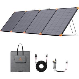 N-Type 16BB 450W Portable Solar Panel,RV Essentials,38V Foldable Solar Charger for Power Station, 25% High Efficiency IP68 Waterproof 4 Reinforced Kickstands for Camping RV Hurricane
