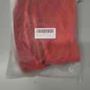 Christmas Girl Costume Red Velvet Sleeveless Dress Family Gathering Party Dress with Hooded Belt (Red)