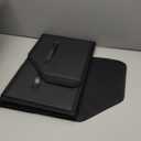 car organizers and storage for SUV,trunk organizer for sedan, leather foldable sleek box with lid,collapsible cargo bins, tool accessories containers,Collapsible Suede velvet (18 inch Covered)