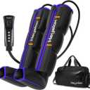 Leg Compression Massager for Circulation and Pain Relief FSA, Recovery Boots Sleeve for Fast Therapy, Full Leg Massager as Ideal Gifts for Women Men (Medium)