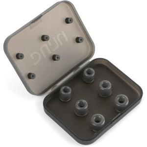 Linsoul DUNU S&S Silicone Eartips S/M/L (3pairs) for Nozzle Diameter from 4mm-5.5mm for Stage Studio, for KZ ZS10 Pro, 7HZ Zero, Orchestra Lite, TANGZU Wan'er S.G IEM (S/M/L- Each Size 1 Pair)