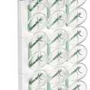 Momcozy DIY Larger Bottle Drying Rack for 18 Bottles, Space Saving Countertop Vertical Rack with Brushes Holder, Detachable Travel Bottle Rack for Baby Accessories & Pump Parts .Without 1 hook