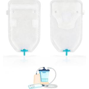 Male External Catheter, Non-Invasive Urinary Management, Absorbent Fabric, Secure Adhesive Fit, 30 Pack