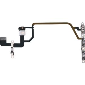 On/Off Power Volume Button for iPhone XR Switch Flash Light Flex Cable Replacement Part Repair Silent Audio Control Fix Mute Connector with Pre-Installed Assembly Mic Bracket