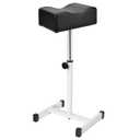 Pedicure Manicure Footrest, Adjustable Height with Soft Cushion Pedicure Stool Non-Slip, Pedicure Nail Equipment for Salon Spa Beauty, Black