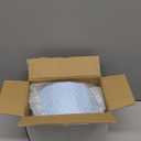 72 Pack Blue Plastic Plates, 7" Disposable Wave Edge Salad/Dessert Plates Elegant Heavy Duty Plate for Party, Wedding, Thanksgiving, Christmas