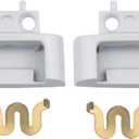 Adhiper Replacement Headband Hinge Clip Cover + Pin Repair Parts Kits Compatible for Solo3 Wireless Solo2 Wireless Over-Ear Headphones (White)