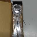 4 Piece Stainless Steel Serving Spoons Set - 2 Large, 2 Slotted, 9.2-Inch, Dishwasher Safe, for Parties/Kitchen/Buffet/Catering (Silver)